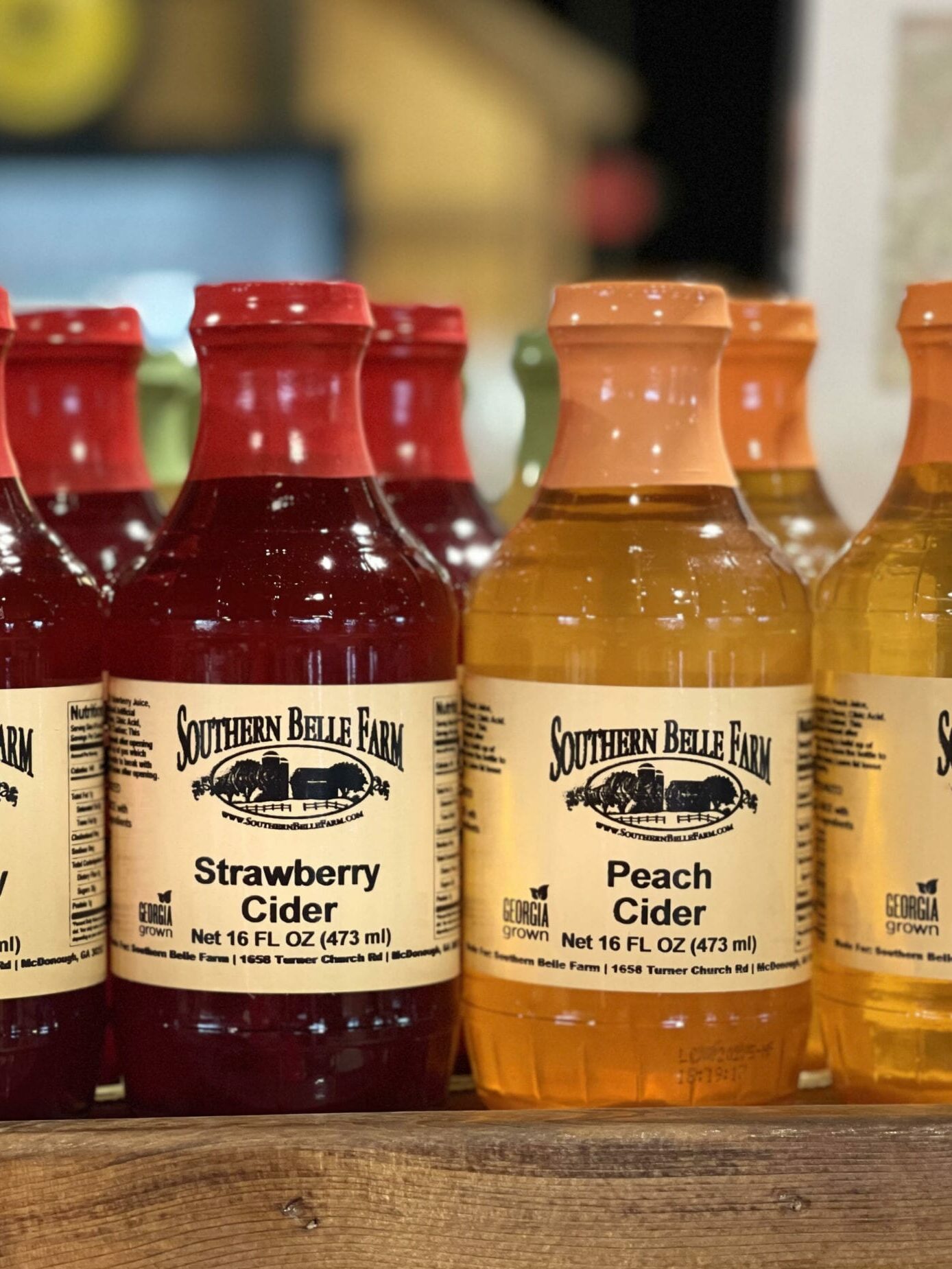 Strawberry and Peach Cider