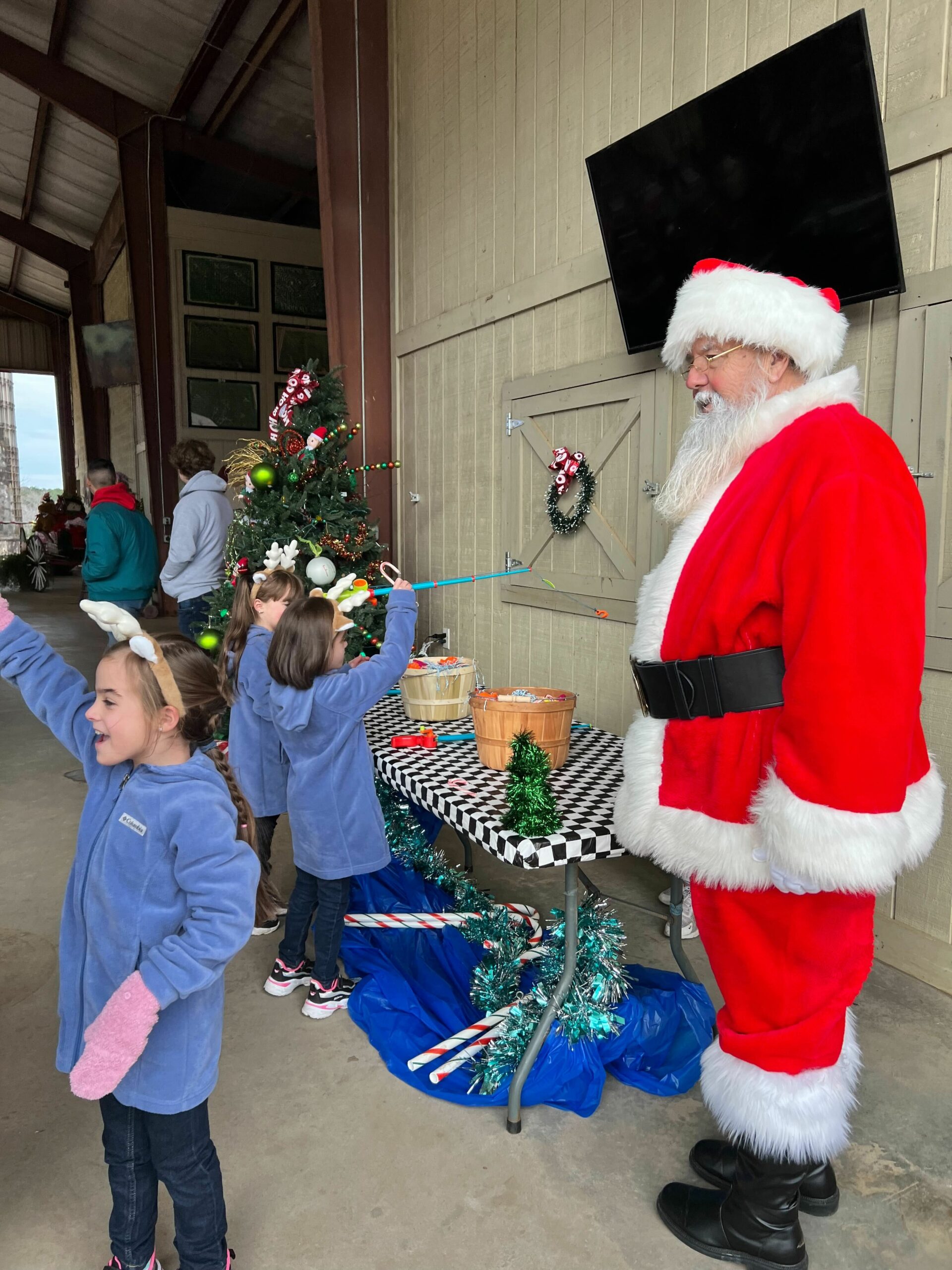 Kids with Santa
